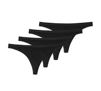 Schiesser - 95/5 Organic - String - 4er Pack (38 Schwarz)