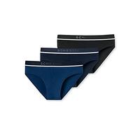Schiesser Herren 95/5 Organic Cotton Unterwäsche(3er Pack) Slip, 908 -sortiert -2, L