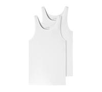 Schiesser Herren Unterhemden - 2er-Pack 95/5 weiss Gr. 7