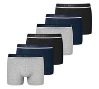 Schiesser - 95/5 - Shorts/Pants - 173986-6er Spar-Pack (7 Schwarz/Blau/Grau)