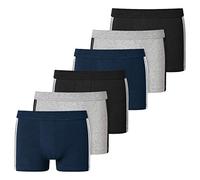 Schiesser - 95/5 Stretch - Shorts/Pants - 173816-6er Spar-Pack (5 Grau/Schwarz/Blau)