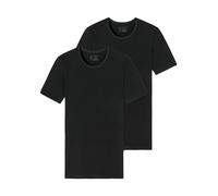 Schiesser - 95-5 - T-shirt C-neck - 2pack - Schwarz