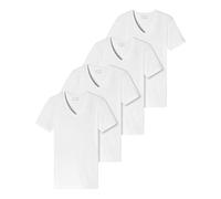 Schiesser - 95/5 - T-Shirt mit V-Ausschnitt - 173982-4er Spar-Pack (10 Weiß)
