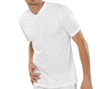 Schiesser Herren American T-Shirt 1/2 Arm 2er Pack (Farbe: weiß / Größe: 5 (M))