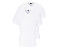 SCHIESSER American T-Shirts V-Neck Shirt im Doppelpack, 100 weiß, 5 = M