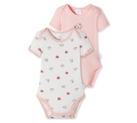 Schiesser Baby 2 Pack Bodies mit Arm - 100% Organic Bio Baumwolle - Größe 56 bis 104