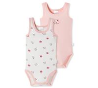 Schiesser Unisex Baby 2 Pack Wickelbody ohne Arm mit Knöpfen-100% Organic Bio Baumwolle-Größe 56 bis 104 Unterwäsche, Sortiert 1_181000, 80 (2er Pack)