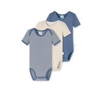 Schiesser Baby Jungen 3 Pack Bodies Kurzarm - Natural Love - Größe 56 bis 104