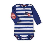 Schiesser Baby - Jungen Body Baby-Body 1/1, Gr. 80 (Herstellergröße: 080), Blau (Blau 800)