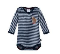 Schiesser Baby - Jungen Body Capt´n Sharky 1/1, Gr. 98, Blau (hellblau-Mel. 825)