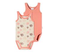 Schiesser Baby - Mädchen Body 2-Pack Natural Love - apricot - Größe 68