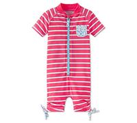 Schiesser Baby - Mädchen Einteiler Aqua Baby - Jumpsuit 155993, Gr. 92 (Herstellergröße: 414), Rot (pink 504)