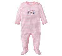 Schiesser Baby - Mädchen Zweiteiliger Schlafanzug Zirkus Zampano Baby Anzug mit Fuß 159082, Gr. 62 (Herstellergröße: 062), Rot (Rosé 506)