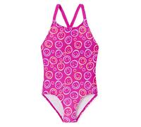 Schiesser Badeanzug Mädchen Smiley fuchsia, Wirkware LSF40+, Größen 92–140