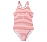 Badeanzug Wirkware recycelt LSF40+ Schulsport Streifen pink - Aqua 140