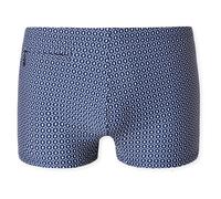 Schiesser Badehose Wirkware Retro Rauten gemustert navy - Classic Swim für Herren 9