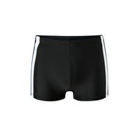 Badehose mit Bein Jersey Schlüsseltasche schwarz - Aqua 7
