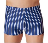 Schiesser Badehosen Aqua Classic Swim Shorts Hellblau gestreift Medium Herren