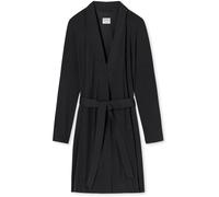 Schiesser Bademantel Damen schwarz, L