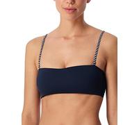 Schiesser Bandeau Bikini-Top gefüttertoftcups variable Träger dunkelblau - Mix & Match Reflections für Damen S