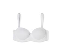 Schiesser Bügel-BH Bandeau Unique Micro mit Schale, abnehmbare Träger, Weiß 80A