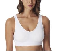 Schiesser Damen Bustier mit removable Pads weiß 181105-100 - XL