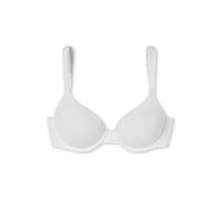 Schiesser Damen Schalen-BH Unique – mit Bügel, gleitenden Cups und Hakenverschluss – Weiss 80D
