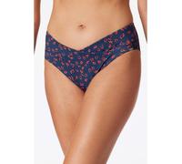 Schiesser Midi-Bikinislip V-Form Blumenprint multicolor - Aquaix &atch für Damen M