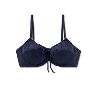Schiesser Bikini-Oberteil in Dunkelblau - Größe 38B-Cup | Damen Bademode