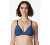 Schiesser Triangel-Bikini-Top Damen blau, L