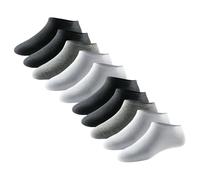 Schiesser - Bluebird - Sneaker Socken - 10er Pack (43-46 Schwarz/grau/weiß)