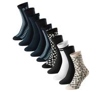 Schiesser - Bluebird - Socken - 10er Pack (35-38 Dunkelblau/schwarz)