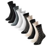 Schiesser - Bluebird - Socken - 10er Pack (39-42 Dunkelblau/beige)