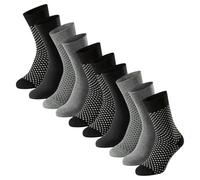 Schiesser - Bluebird - Socken - 10er Pack (43-46 Schwarz/grau)