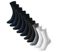 Schiesser Bluebird Socken - 10er Pack - Geruchshemmend mit Frischetechnologie - Perfekter Sitz & Langanhaltender Komfort - Pflegeleichte, Formstabile Baumwollmischung