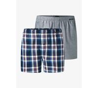 Schiesser Herren 2 Pack Boxershorts Baumwolle Web Multipack - Webboxer, Sortiert 3_183215, 8