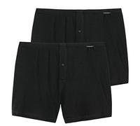 Schiesser - Boxershorts - 110291 - Jersey - (XX-Large (Herstellergröße 008), 2 X Schwarz)