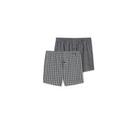Schiesser Herren 2 Pack Boxershorts Baumwolle Web Multipack - Webboxer, schwarz_180500, 8/ XXL