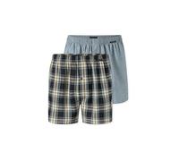Weiter Boxer SCHIESSER "Boxershorts Multipack", Herren, Gr. 7, 918, sonstige, Webqualität, Obermaterial: 100% Baumwolle, weit, Unterhosen, Eingriff mit Knopf, elastischer Bund, lockere Passform (54483