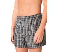 Schiesser Herren 2 Pack Boxershorts Baumwolle Web Multipack - Webboxer, schwarz_180500, 8/ XXL