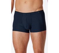 Schiesser Boxershorts Long Life Soft 174646 schwarz/navyblau gestreift Herren - 1 Stück, Größe 8