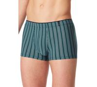 Schiesser Boxershorts Long Life Soft 183146 grün gestreift Herren - 1 Stück, Größe 6