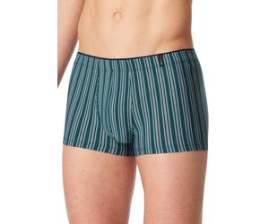 Schiesser Boxershorts Long Life Soft 183146 grün gestreift Herren - 1 Stück, Größe 8
