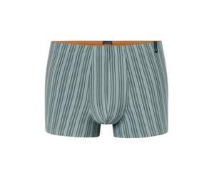 Schiesser Boxershorts Long Life Soft 183146 mineralgrün gestreift Herren - 1 Stück, Größe 5