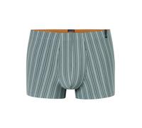 Schiesser Boxershorts Long Life Soft 183146 mineralgrün gestreift Herren - 1 Stück, Größe 7