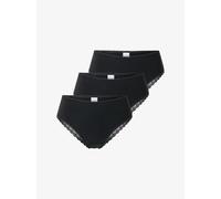 Schiesser Brasilslip Damen schwarz, 46