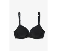 Schiesser Damen Bügel-BH Pure Cotton (Farbe: schwarz / Größe: 70A)