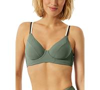 Schiesser Bikini-Oberteil in Khaki - 77% | Größe S | Damen Bademode