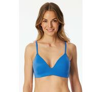 Schiesser Bügelloser BH in Blau - Größe 85B | Damen Bhs
