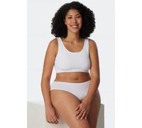 Schiesser Bustier 2er-Pack ohne Cups Organic Cotton weiß - 95/5 für Damen 38